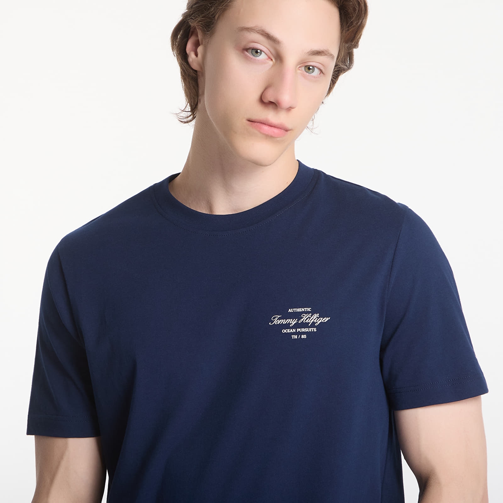 T-shirts Tommy Hilfiger Nautical Back Photo Regular Tee Carbon Navy