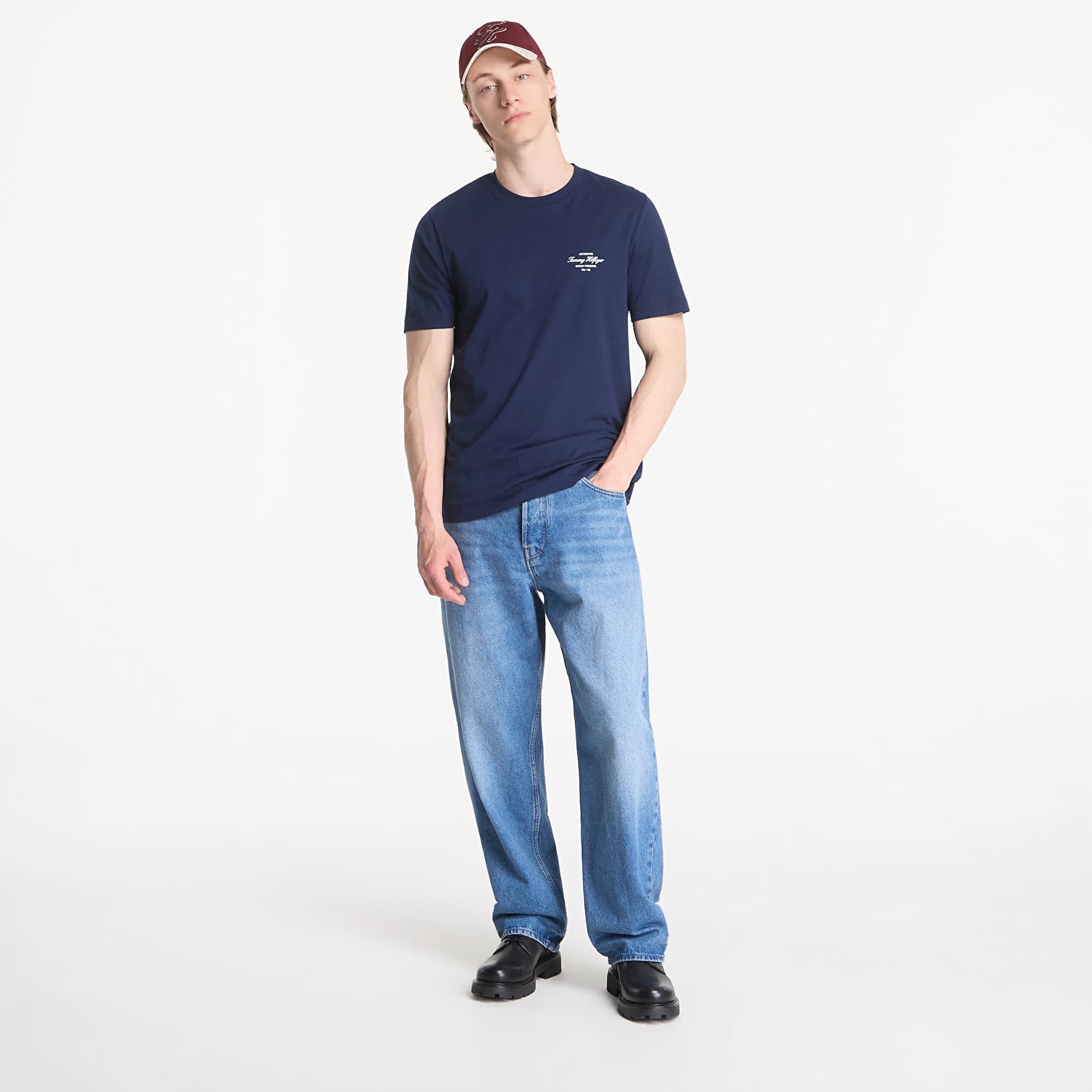 T-shirts Tommy Hilfiger Nautical Back Photo Regular Tee Carbon Navy