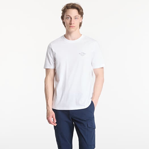 T-shirt Tommy Hilfiger Nautical Back Photo Regular Tee White