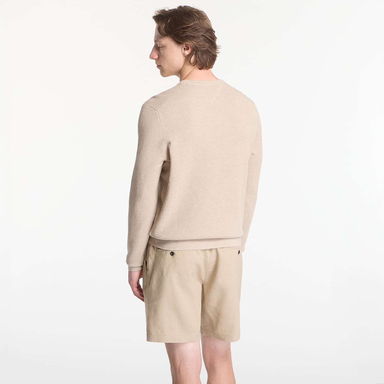Maglioni Tommy Hilfiger Essential Structure Crew Neck Batique khaki Heather