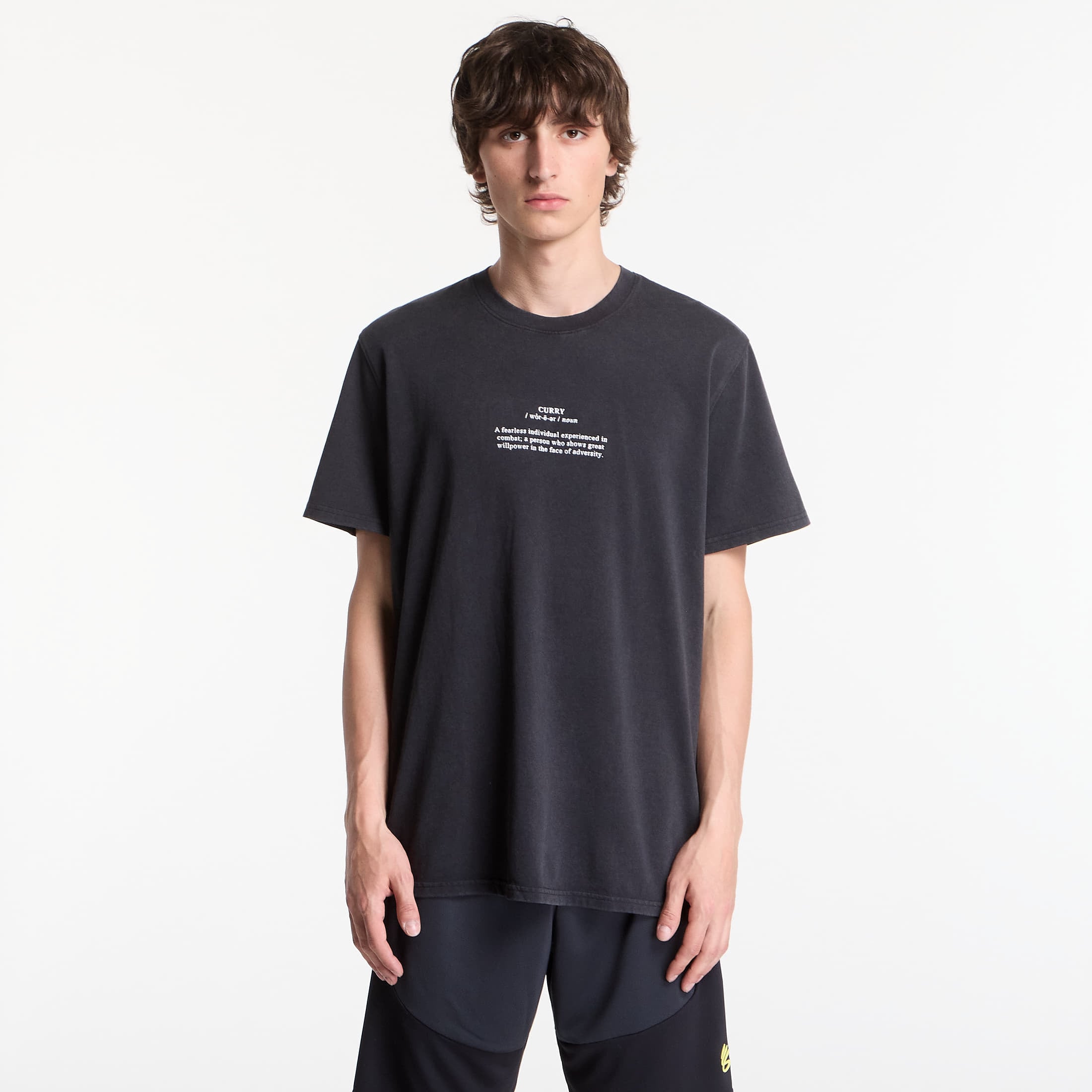T-shirt Under Armour Curry Noun Tee Black/ White M