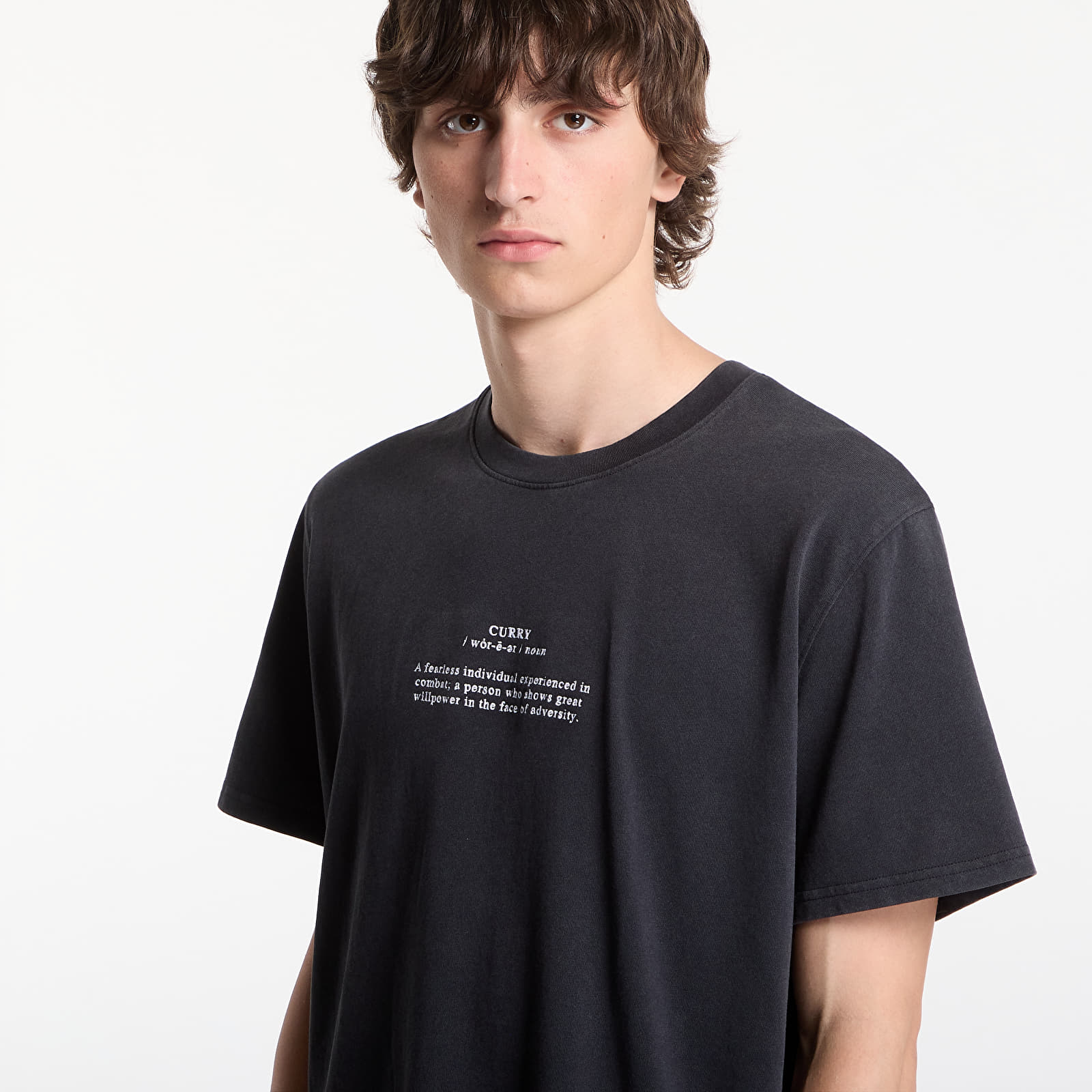 Men's T-shirts Under Armour Curry Noun Tee Black/ White