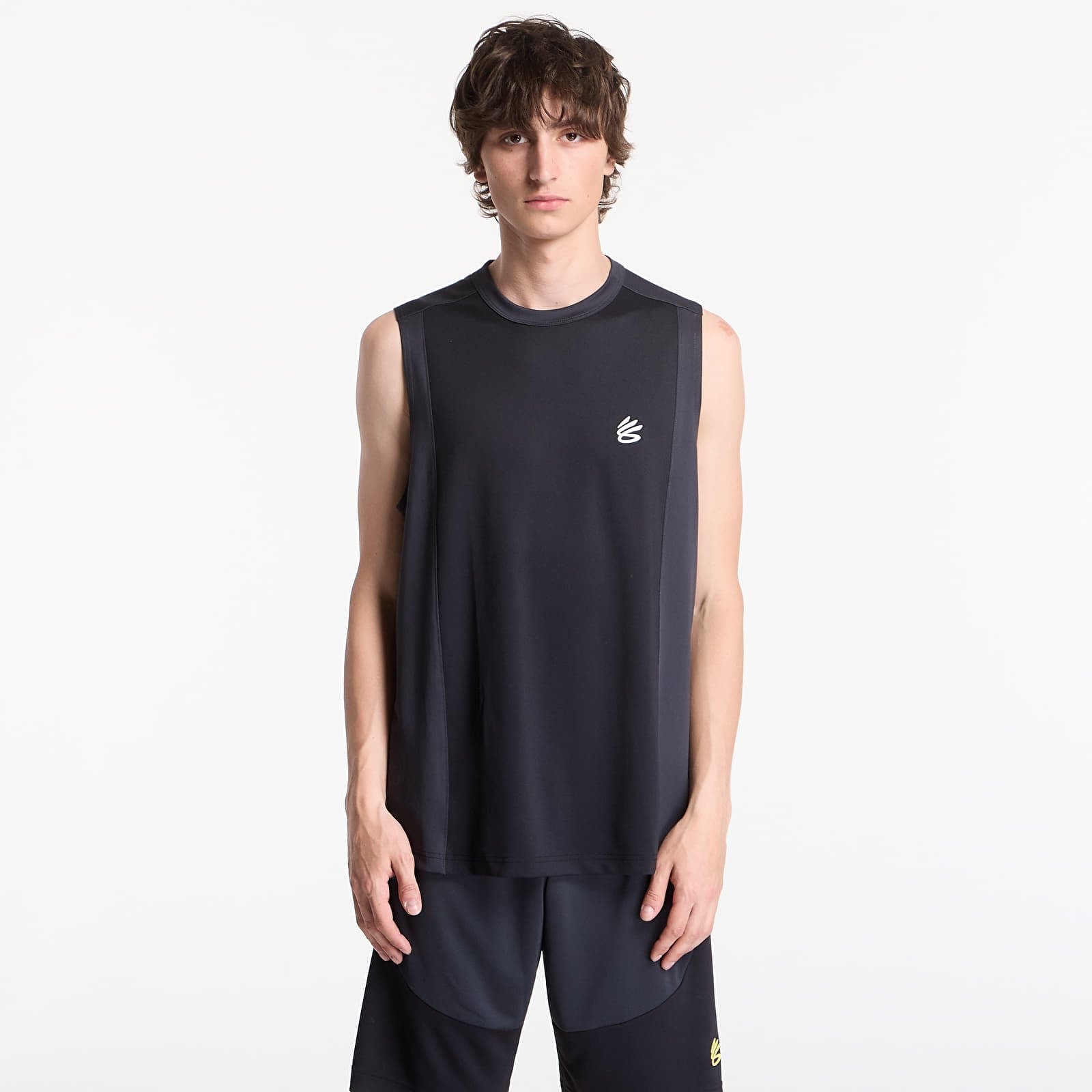 Herren Tank Tops Under Armour Curry Training Nov Tank Black/ Anthracite/ White