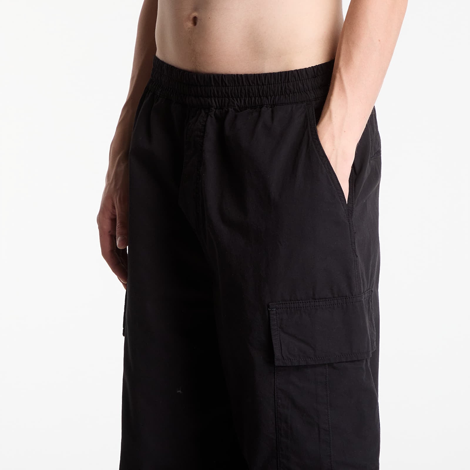 Men's trousers Carhartt WIP Mandler Cargo Pant UNISEX Black Garment Dyed