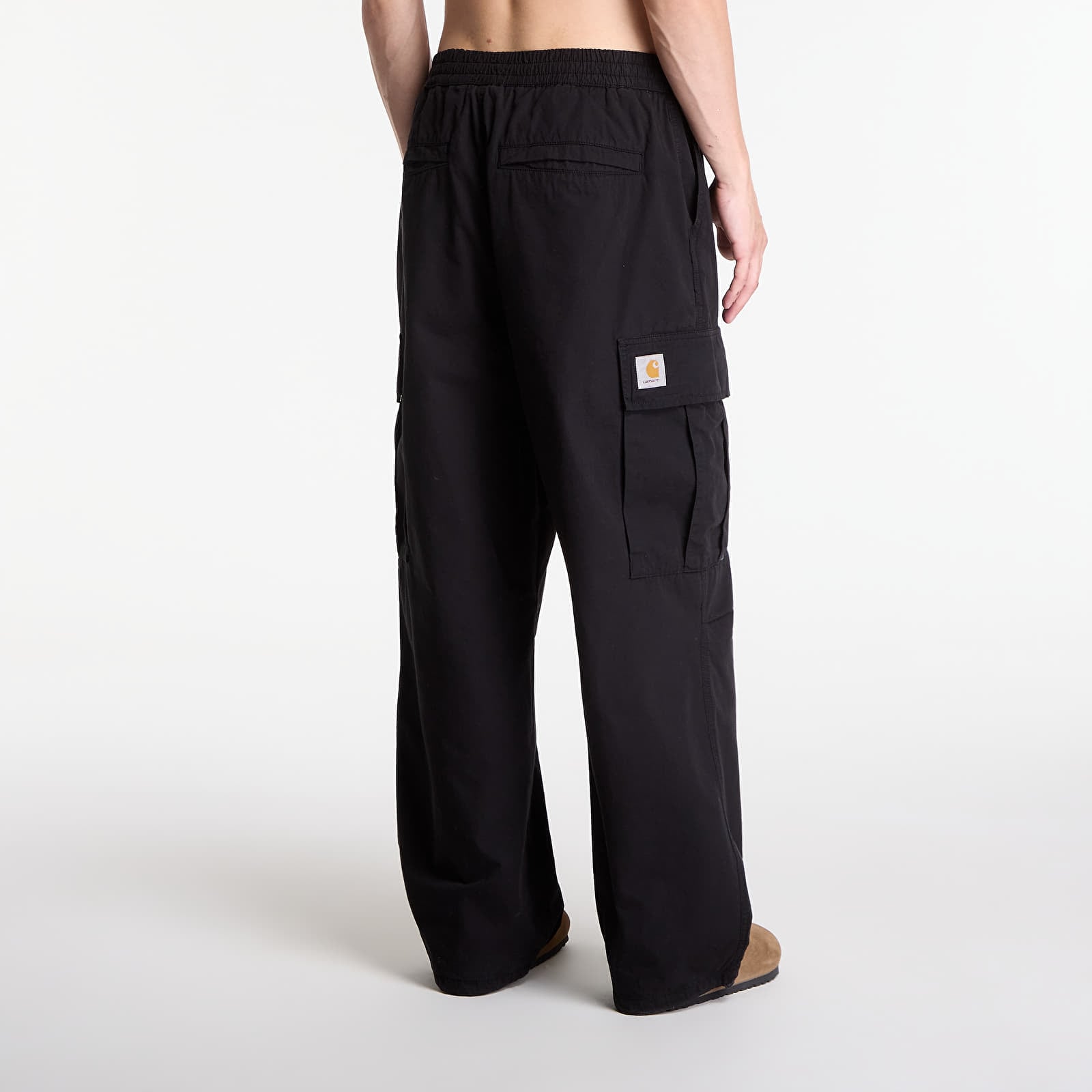 Men's trousers Carhartt WIP Mandler Cargo Pant UNISEX Black Garment Dyed