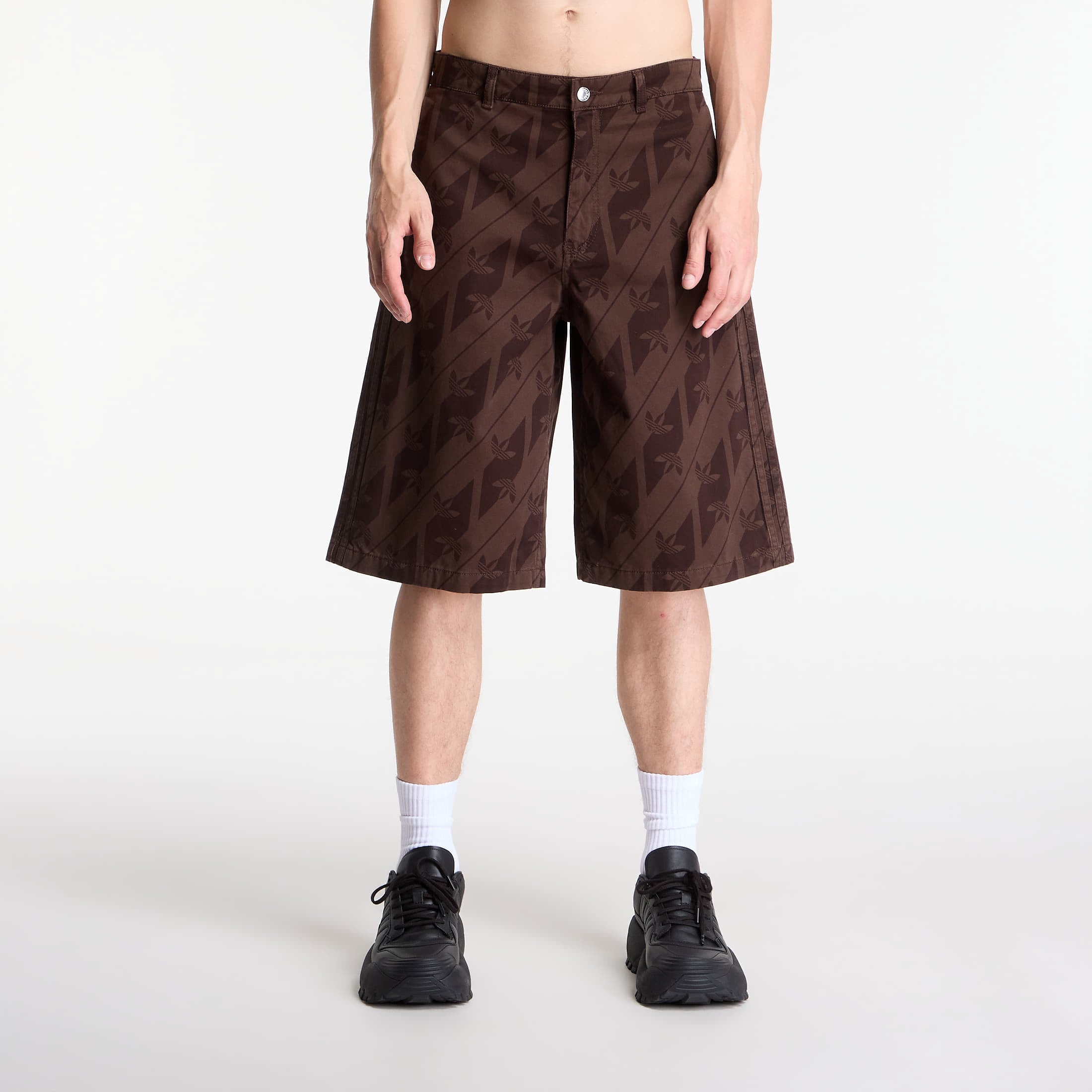 Σορτς adidas Monogram Jorts Aurora Coffee 36
