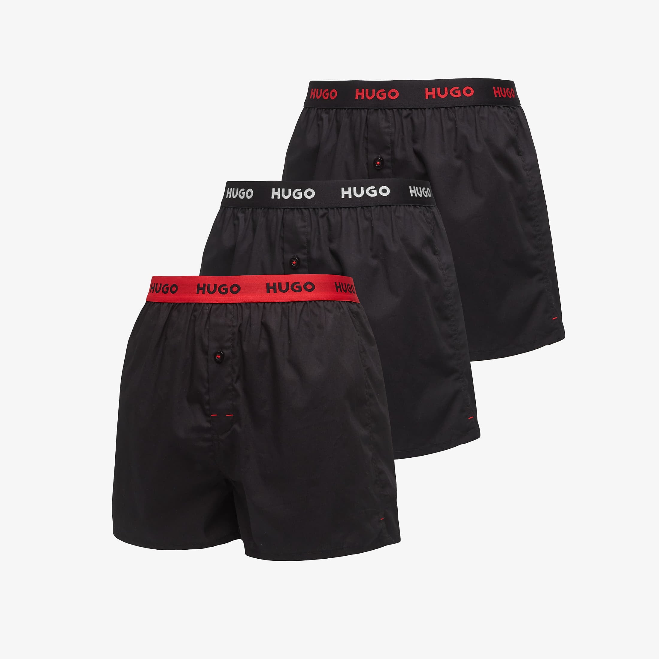 Hugo Boss Woven Boxer Triplet Black S