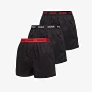 Hugo Boss Woven Boxer Triplet Black