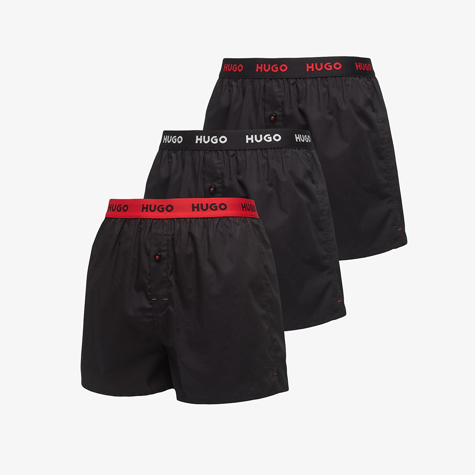 Men's boxers Hugo Boss Woven Boxer Triplet Black