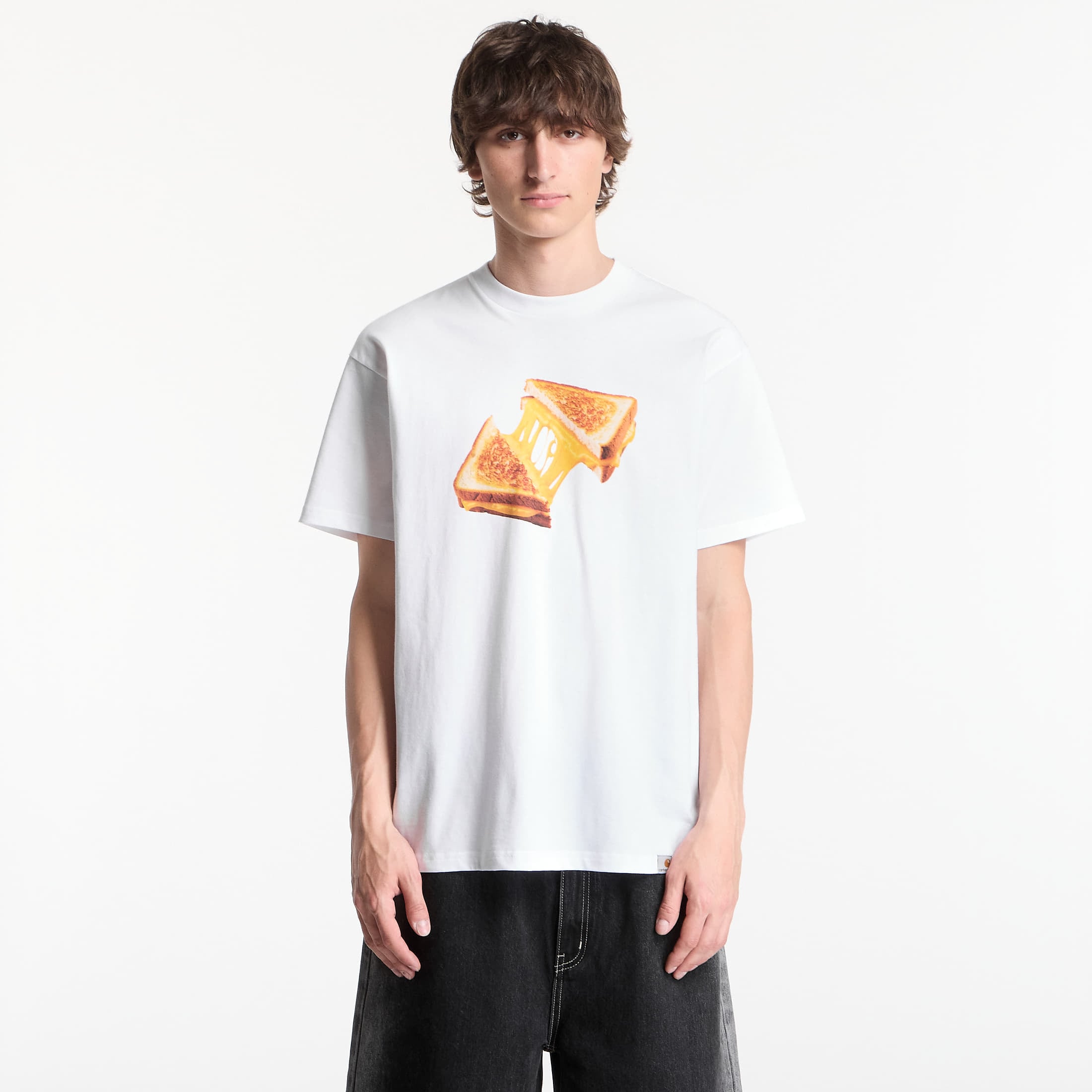 T-shirt Carhartt WIP S/S Cheese Toast T-Shirt UNISEX White M
