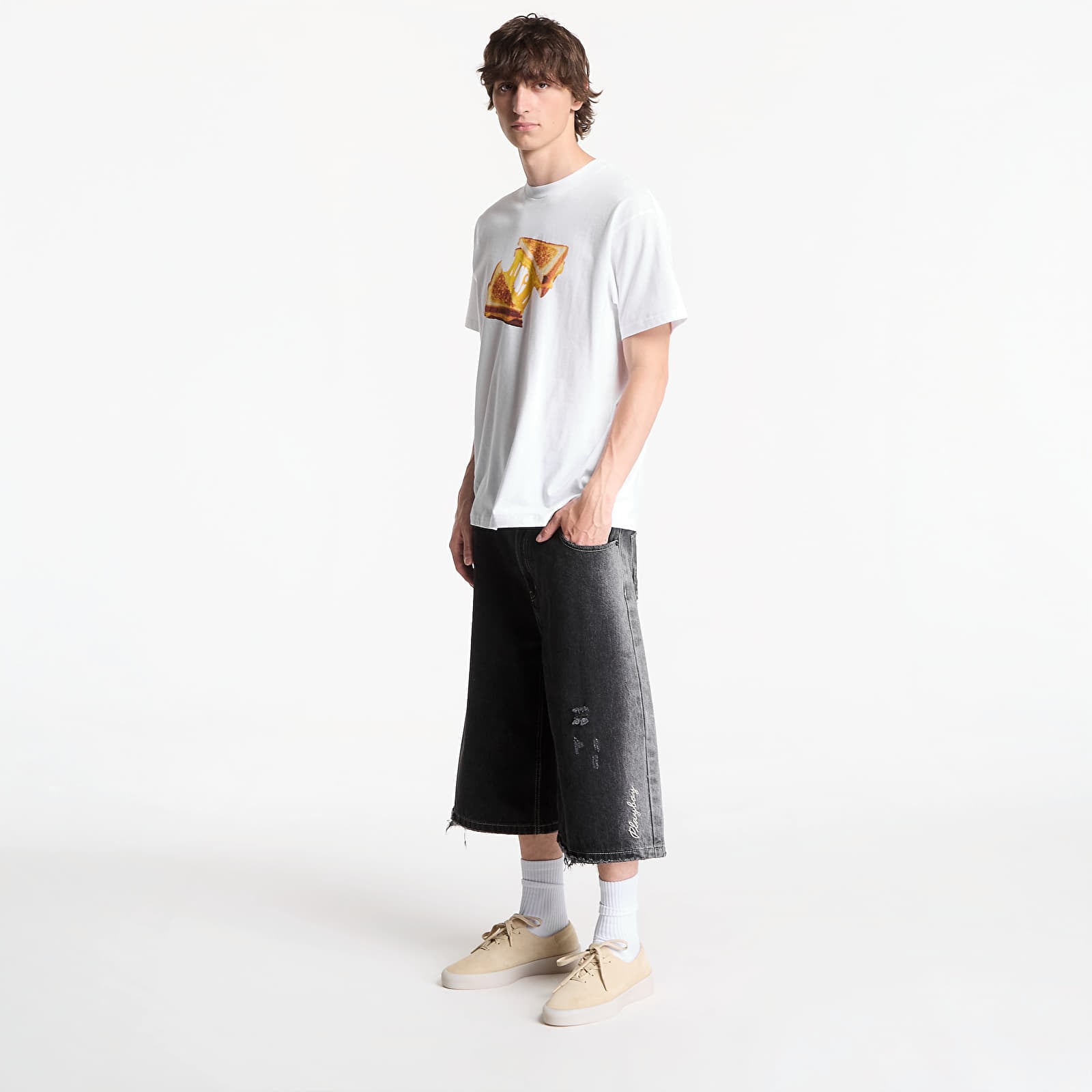 Moške majice  Carhartt WIP S/S Cheese Toast T-Shirt UNISEX White