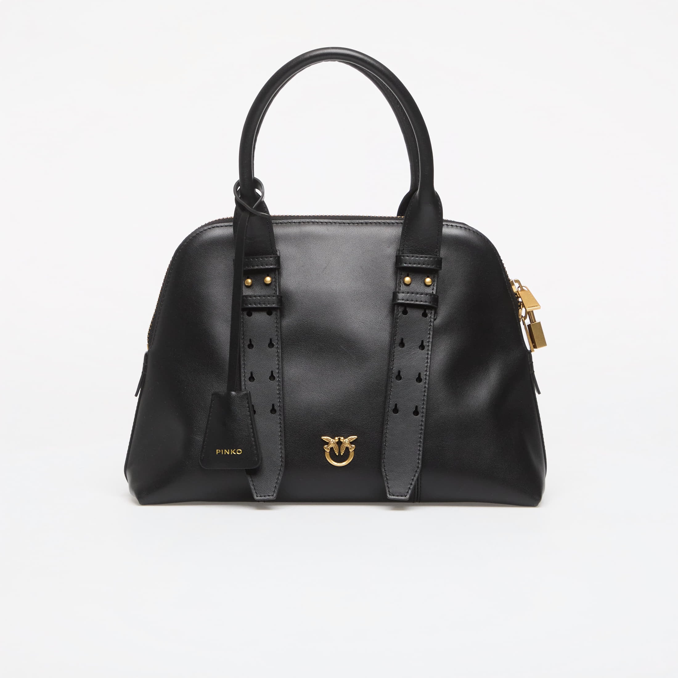Pinko Bowling Bag Medium Vitell Black Universal