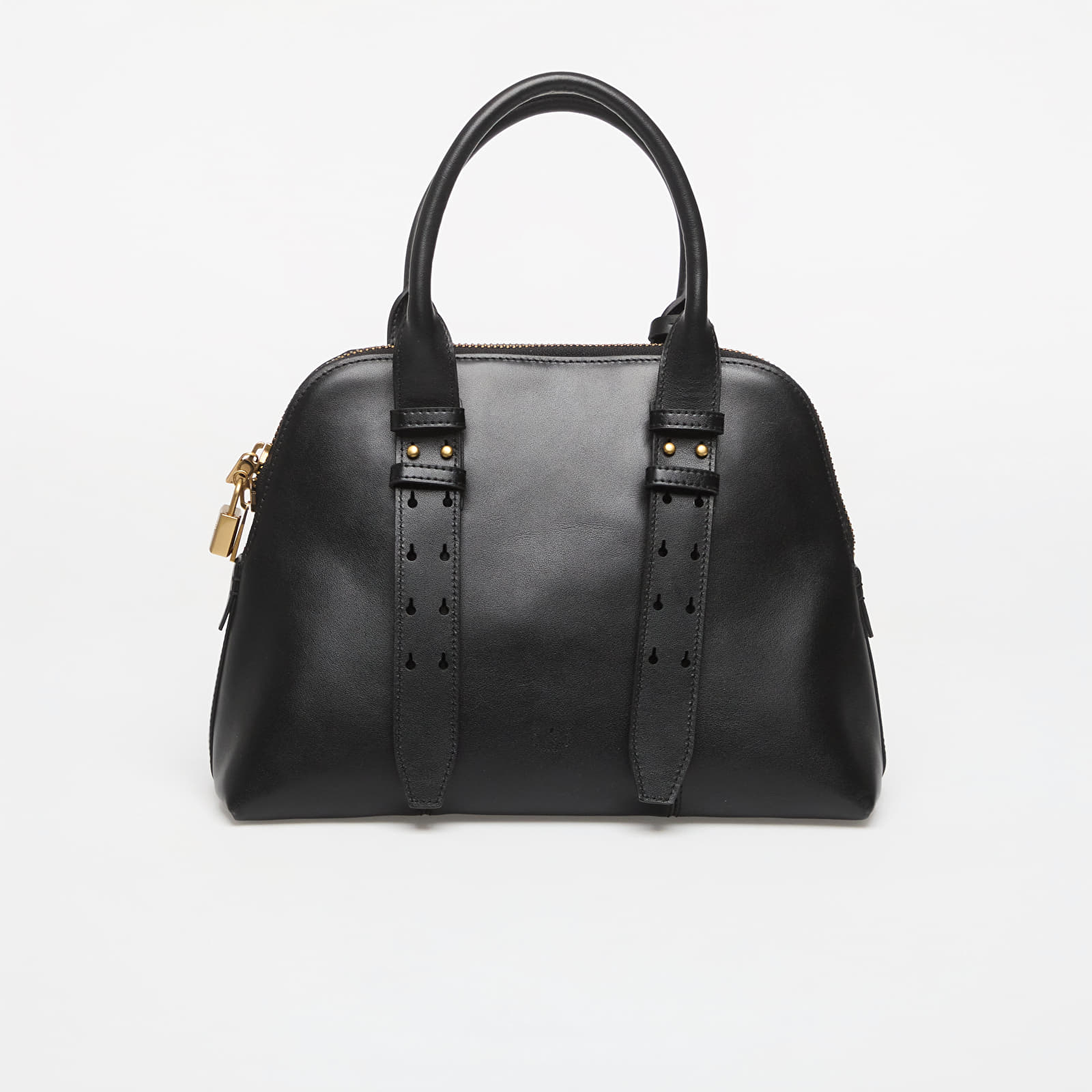 Dámské kabelky Pinko Bowling Bag Medium Vitell Black