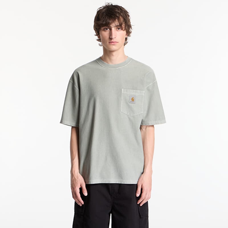 T-shirt Carhartt WIP S/S Loose Pocket T-Shirt UNISEX Shady Green Garment Dyed