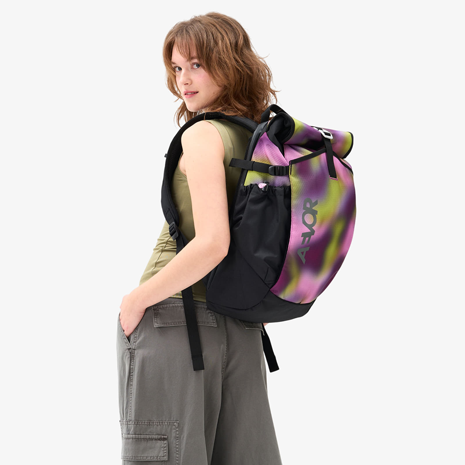 Rucksäcke für Männer AEVOR Roll Pack 2.0 Proof Psychedelic Slush