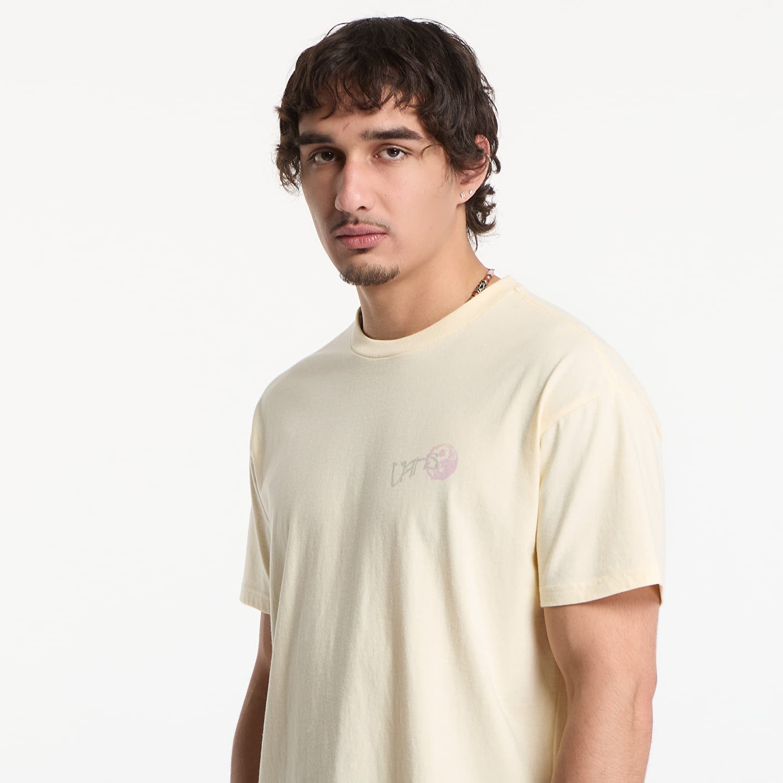 T-shirty męskie Vans Yin And Yang Ss Tee Almond Crisp