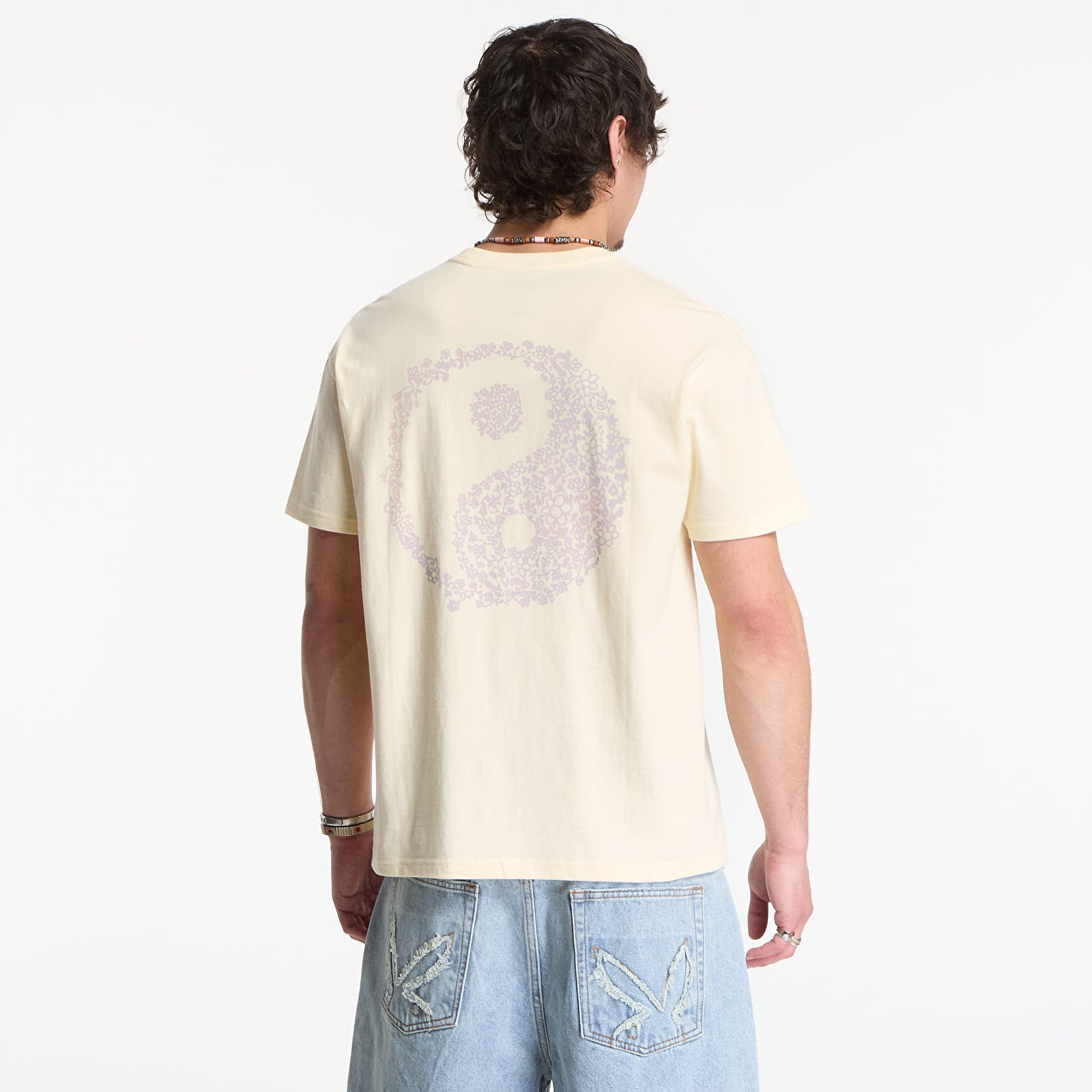 T-shirty męskie Vans Yin And Yang Ss Tee Almond Crisp