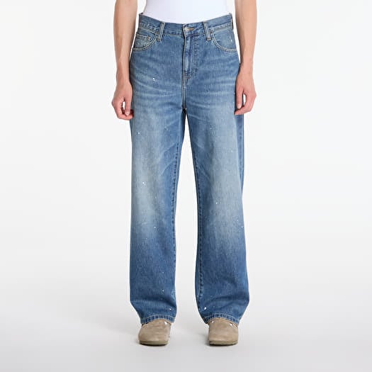 Jeans Carhartt WIP W' Arin Pant Blue Destroy Wash, Splatter