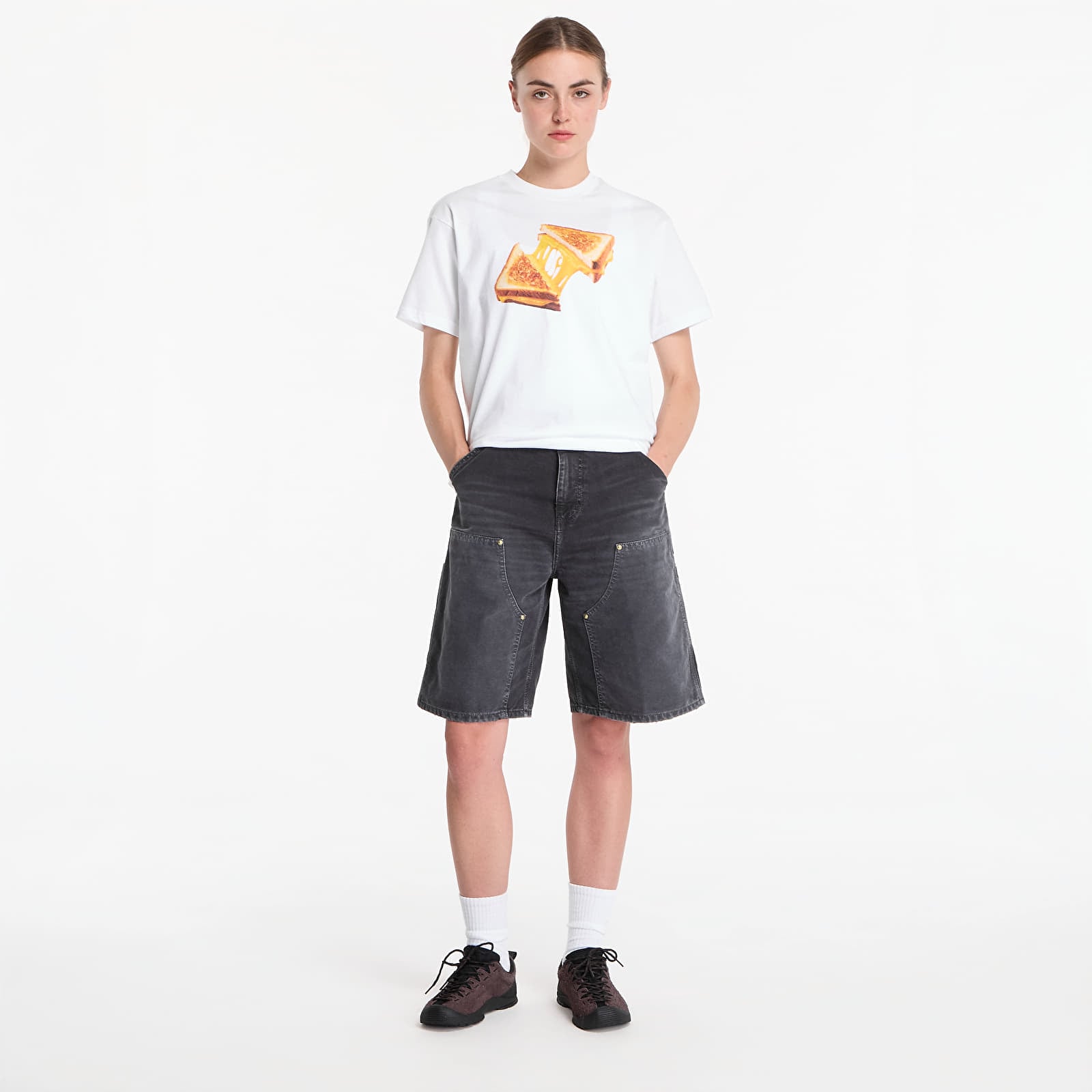 Moške majice  Carhartt WIP S/S Cheese Toast T-Shirt UNISEX White