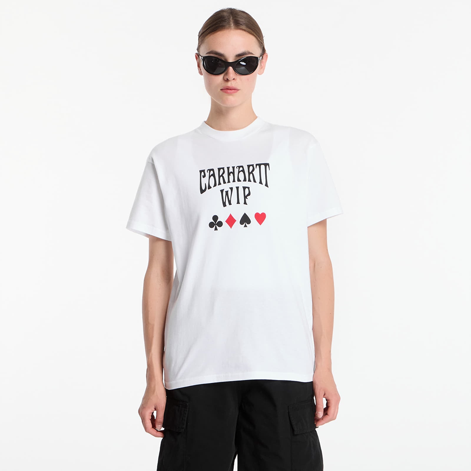 Pánská trička Carhartt WIP S/S Deck T-Shirt UNISEX White
