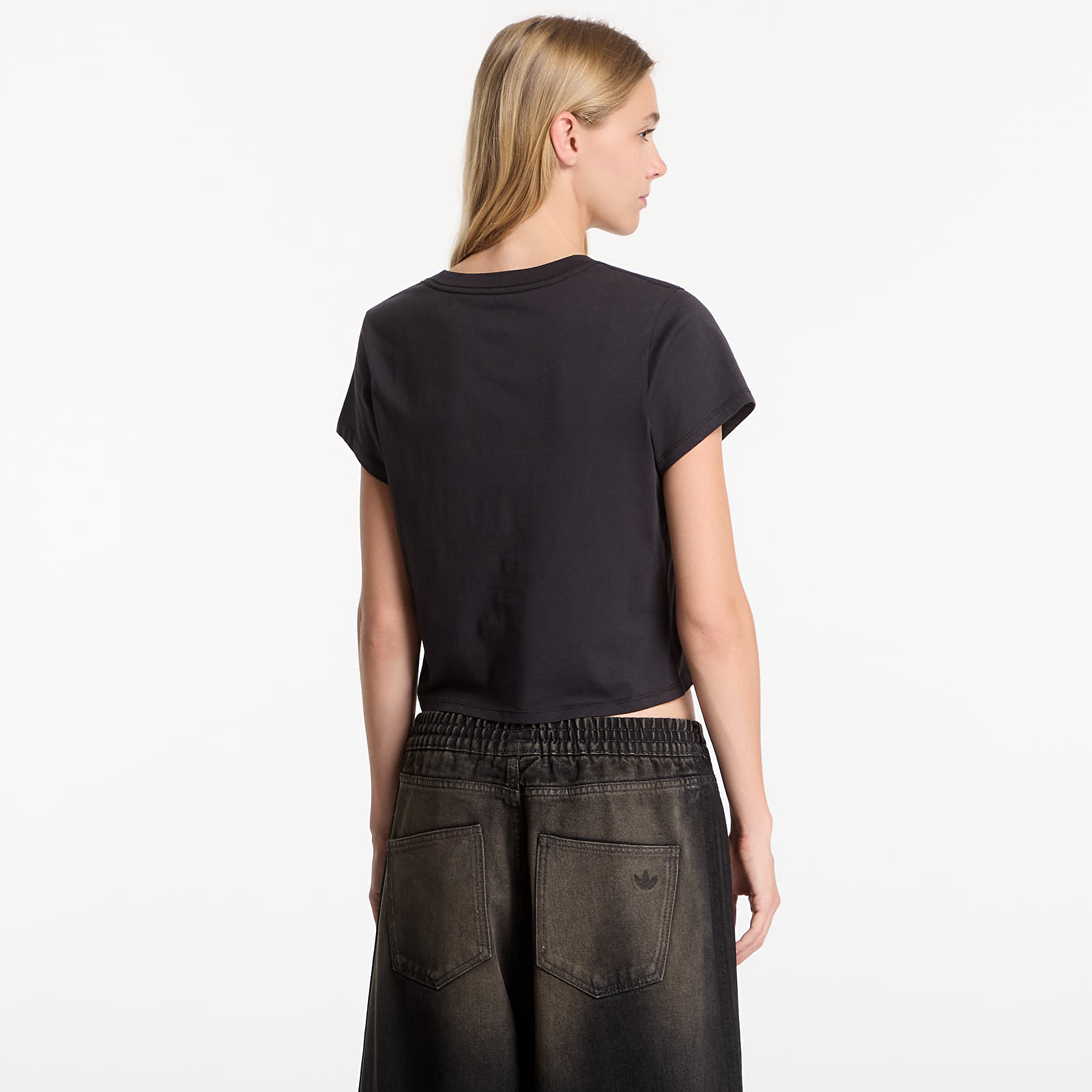 Women's T-shirts Vans Antares Ss Baby Tee Black