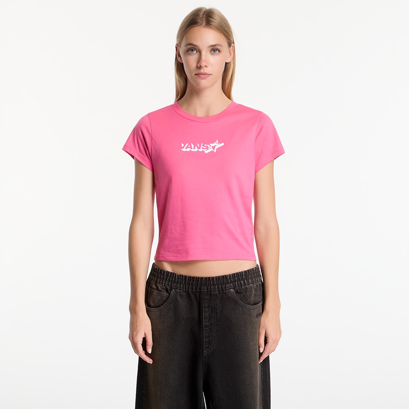 Tricouri femei Vans Antares Ss Baby Tee Pink Velvet
