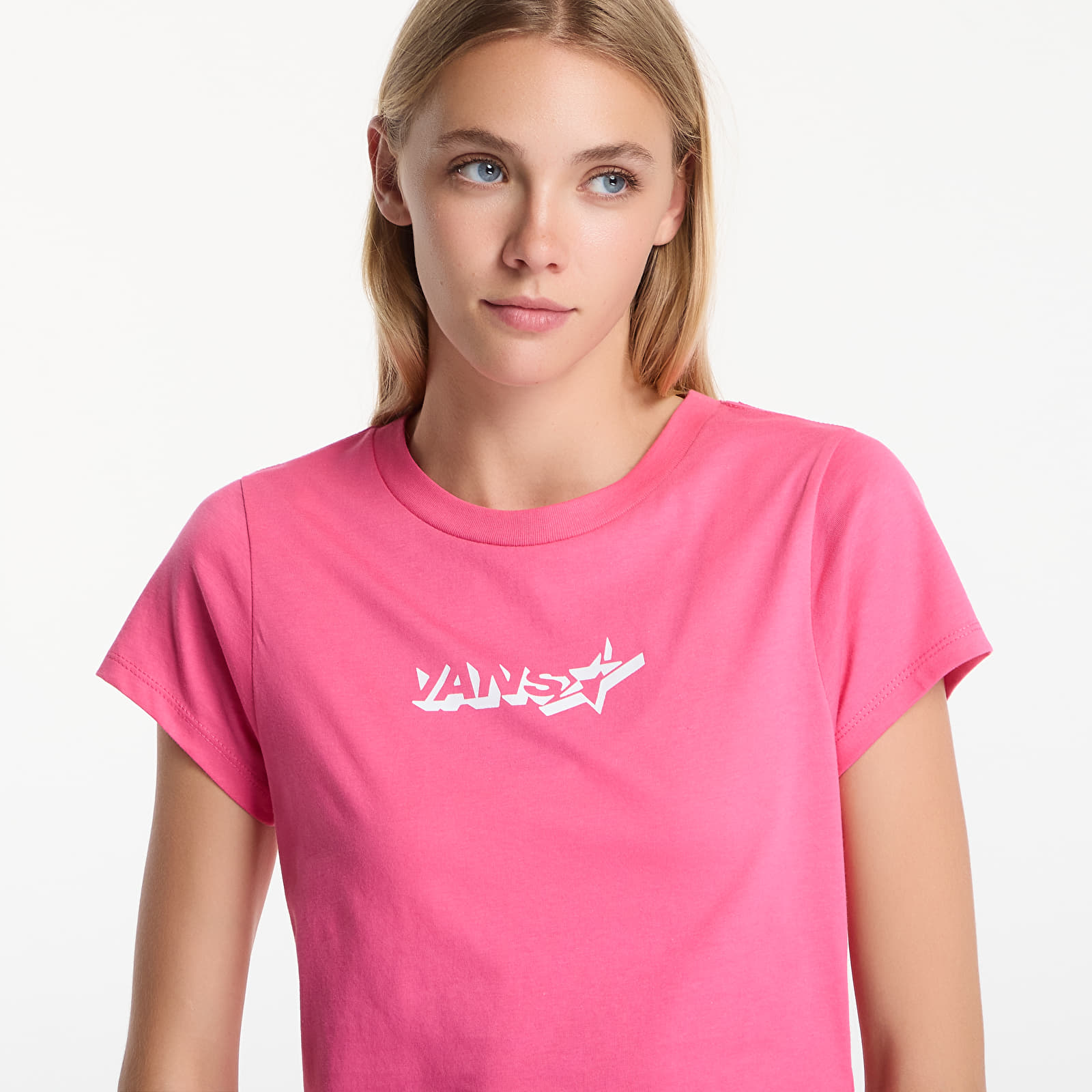 Tricouri femei Vans Antares Ss Baby Tee Pink Velvet