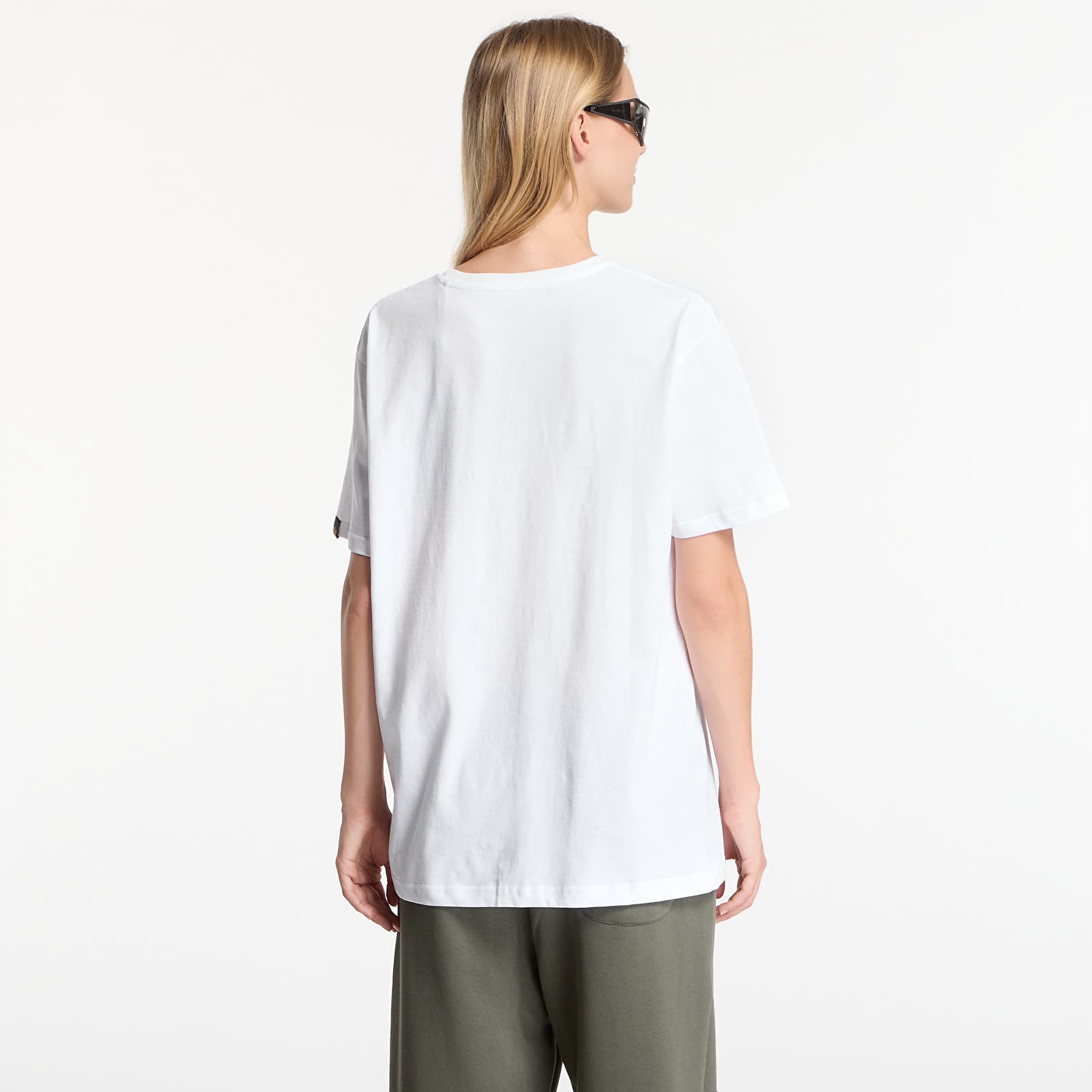 Ανδρικά μπλουζάκια Alpha Industries Basic T-Shirt Contrast Stitch White
