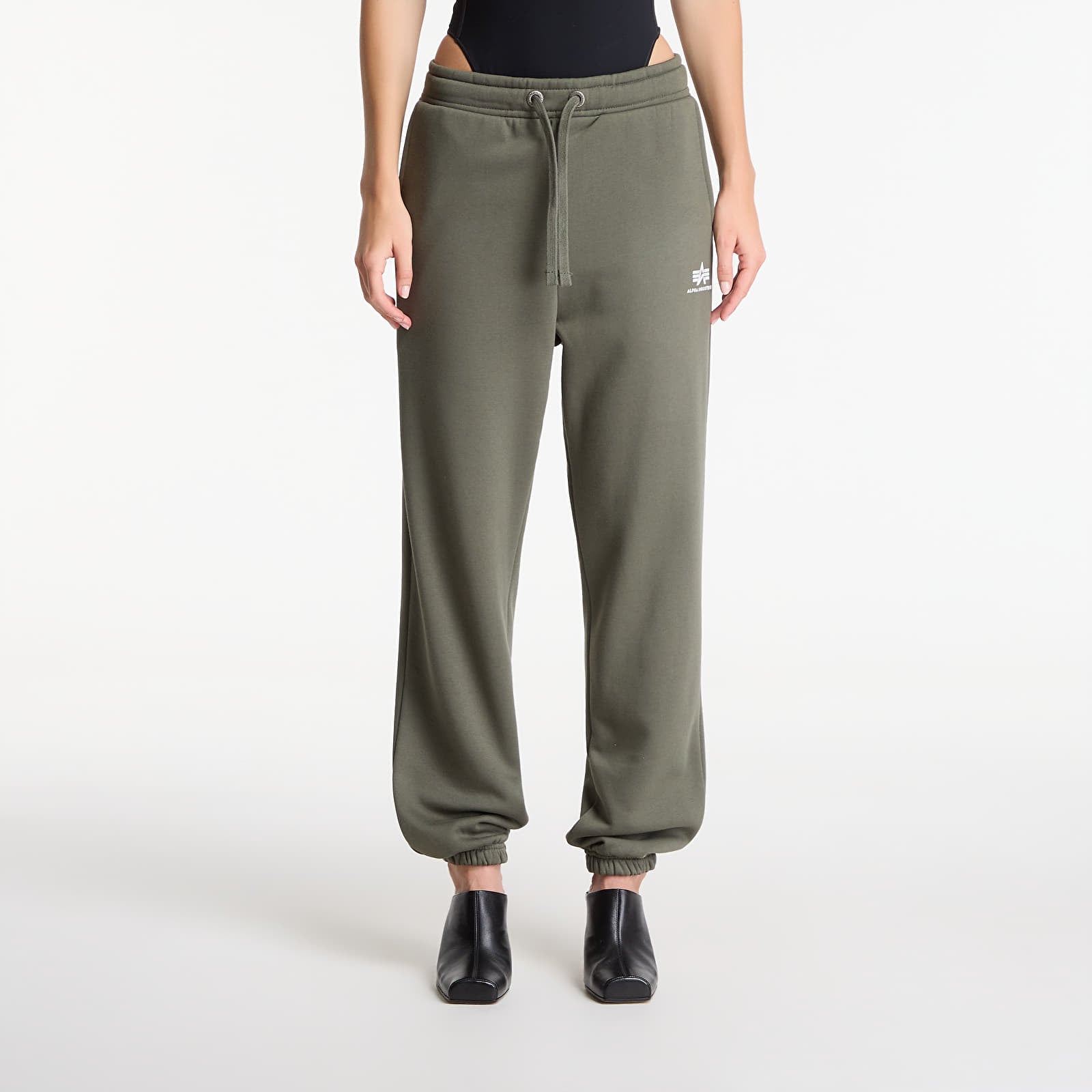 Ανδρικές φόρμες Alpha Industries Basic Small Logo II Jogger Dark Olive
