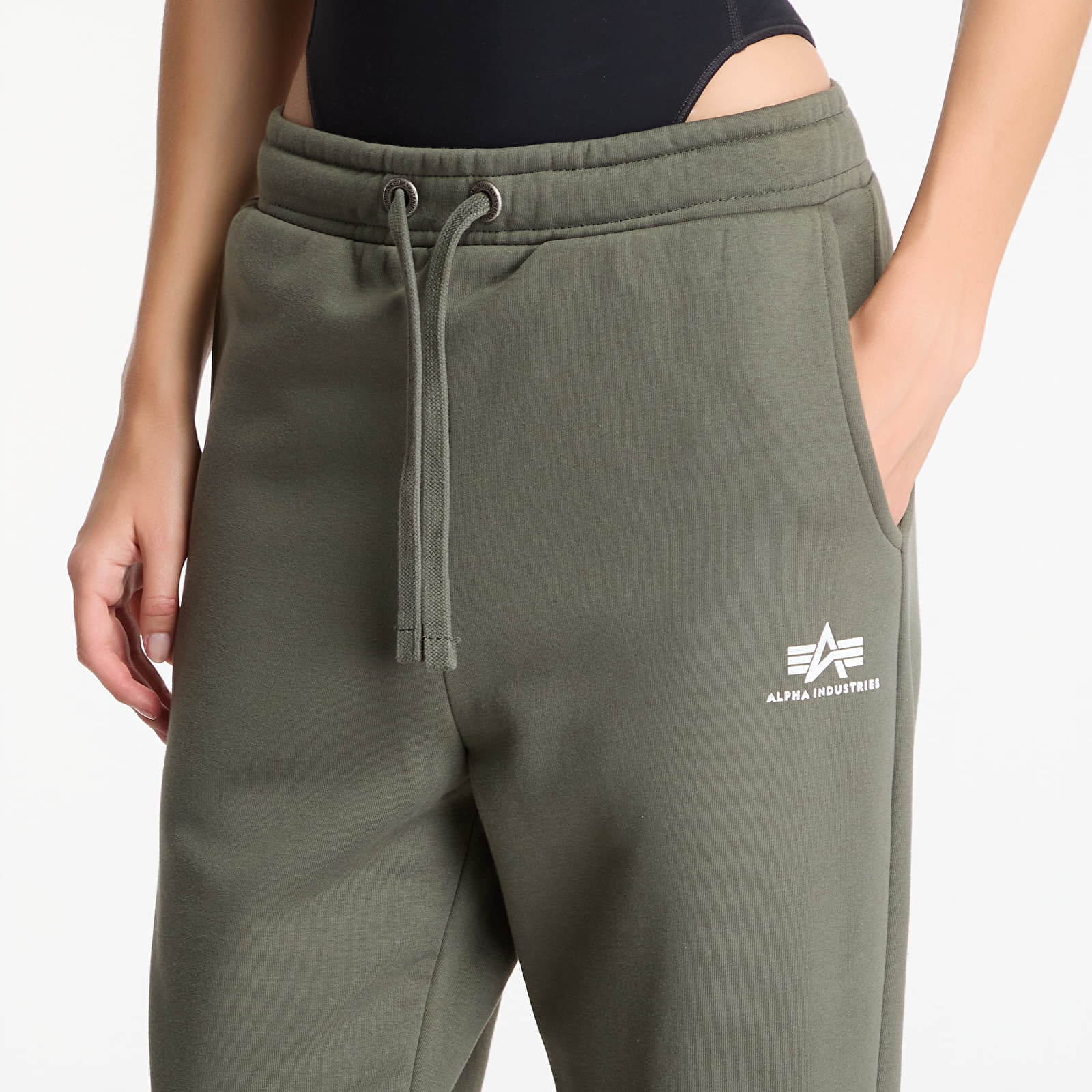 Ανδρικές φόρμες Alpha Industries Basic Small Logo II Jogger Dark Olive