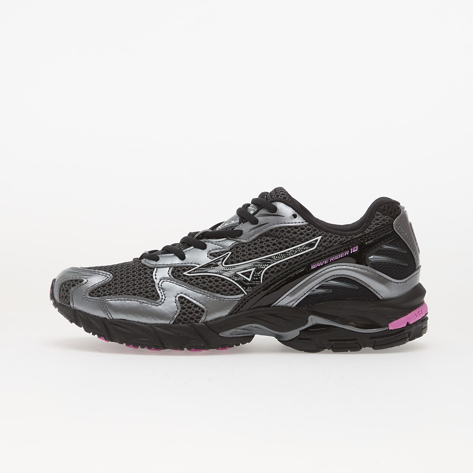 Turnschuhe und Schuhe für Männer Mizuno WAVE RIDER 10 "SPORT" Black Sand/ Black/ Spring Crocus