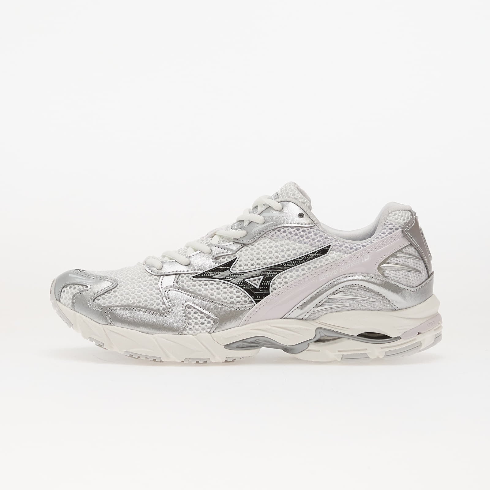Turnschuhe und Schuhe für Männer Mizuno WAVE RIDER 10 "SPORT" Gf White/ Black Sand/ Lilac Hint