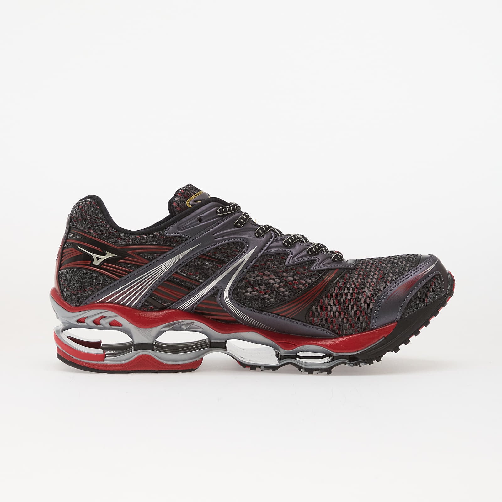 Turnschuhe und Schuhe für Männer Mizuno WAVE PROPHECY 1 Harbor Mist/ Chinese Red/ Black