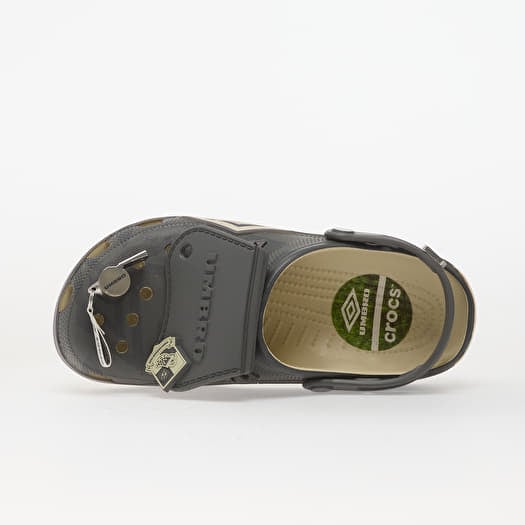 Crocs x Umbro Classic Clog Bone/ Slate Grey | Queens