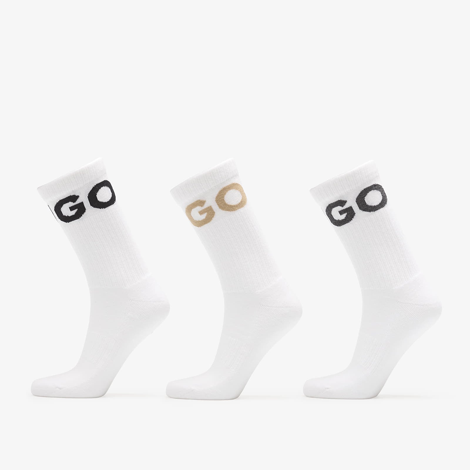 Muške čarape Hugo Boss 3-Pack Qs Iconic Cc White