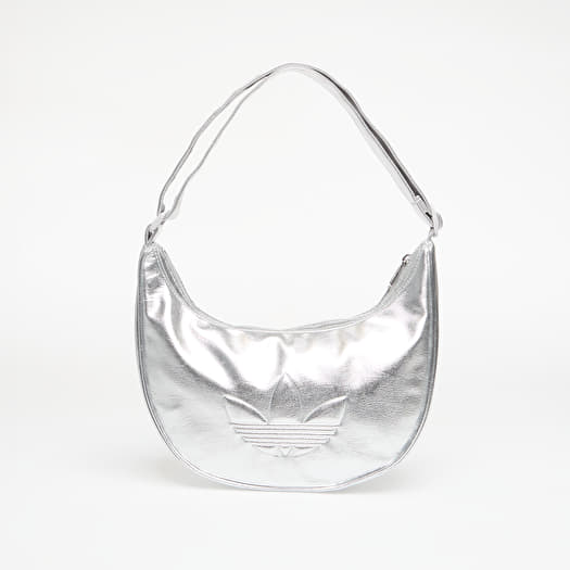 Krepšys adidas Adicolor Half Crescent Bag Metallic Pu Silver Met.