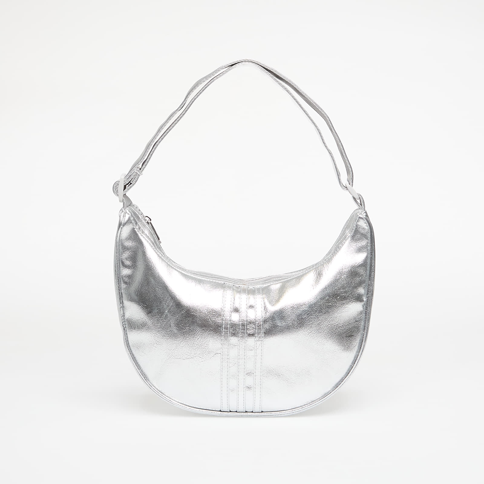 Vīriešu plecu somas adidas Adicolor Half Crescent Bag Metallic Pu Silver Met.