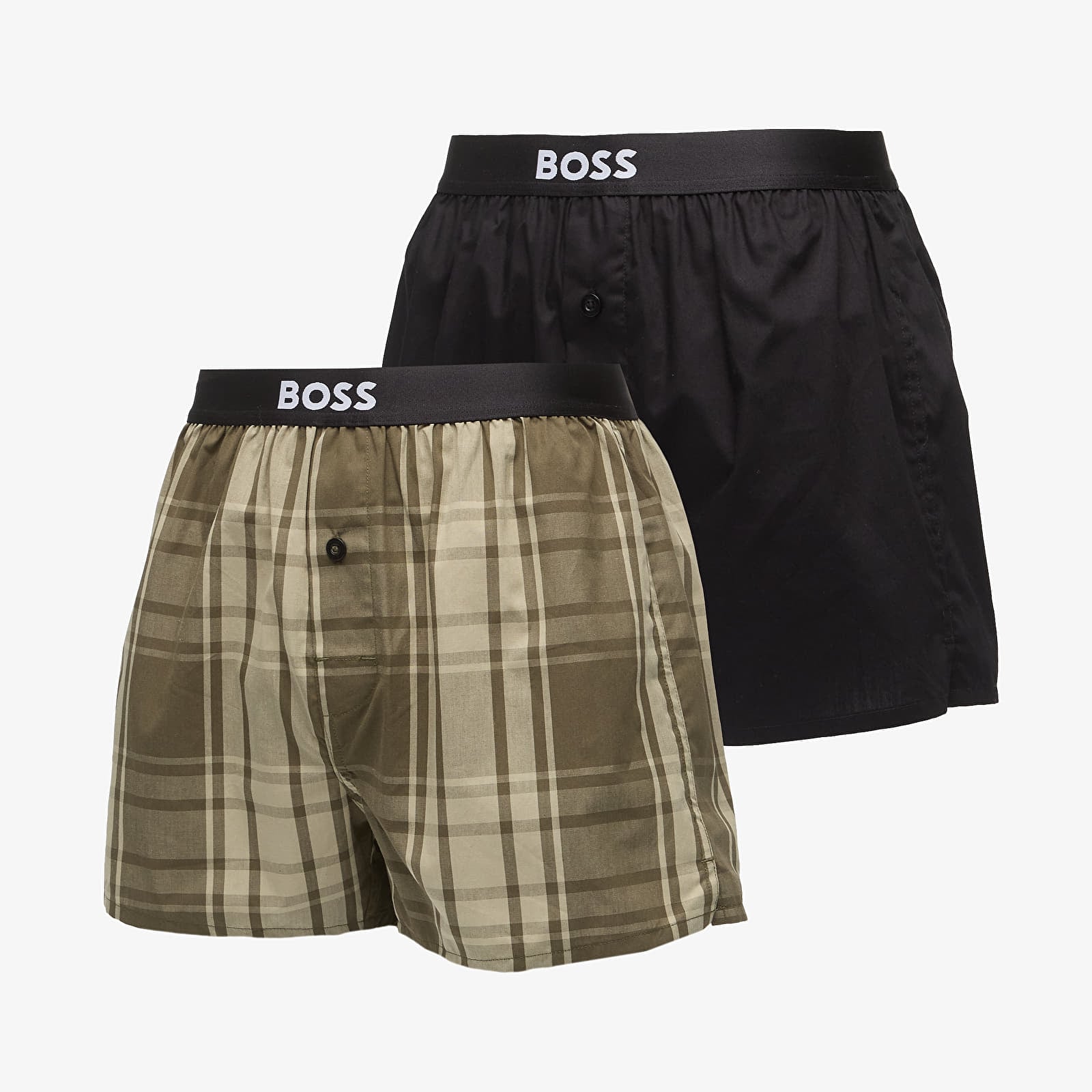 Men's shorts Hugo Boss 2-Pack Boxer Shorts Ew Black