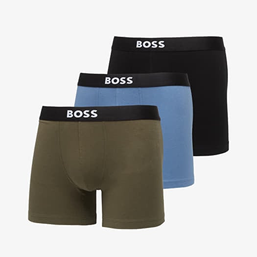 Boxerky Hugo Boss Boxer Briefs 3-Pack Boss One Black