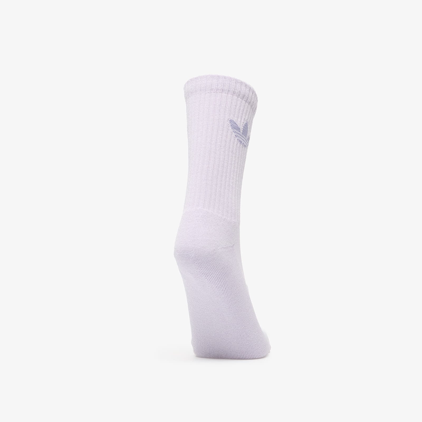 Vyriškos kojinės adidas Trefoil Crew Socks 10-Pack Silver Green/ Glow Pink/ Semi Flash Aqua