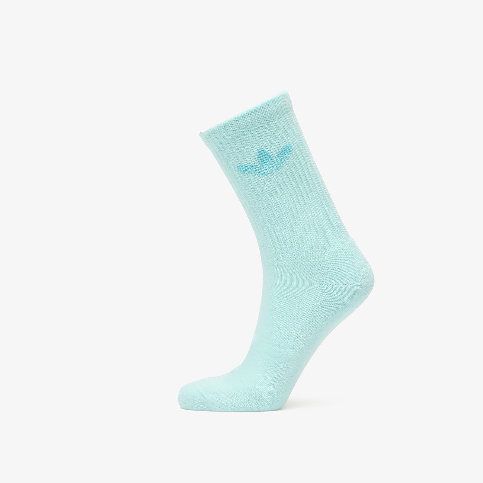 Vyriškos kojinės adidas Trefoil Crew Socks 10-Pack Silver Green/ Glow Pink/ Semi Flash Aqua