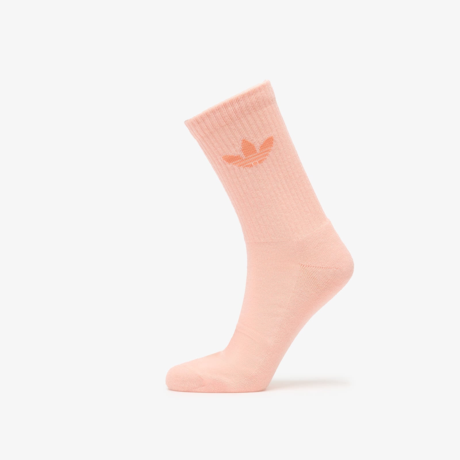 Vyriškos kojinės adidas Trefoil Crew Socks 10-Pack Silver Green/ Glow Pink/ Semi Flash Aqua