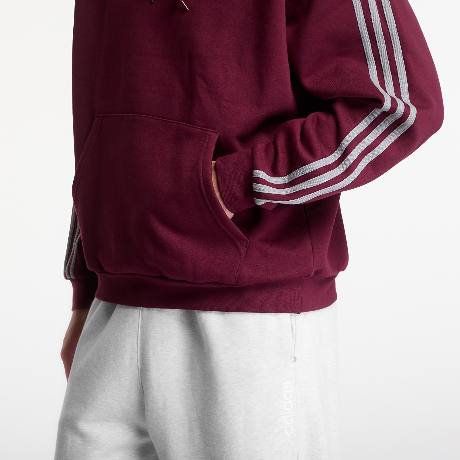 Φούτερ adidas Adicolor Classics 3-Stripes Hoody Maroon