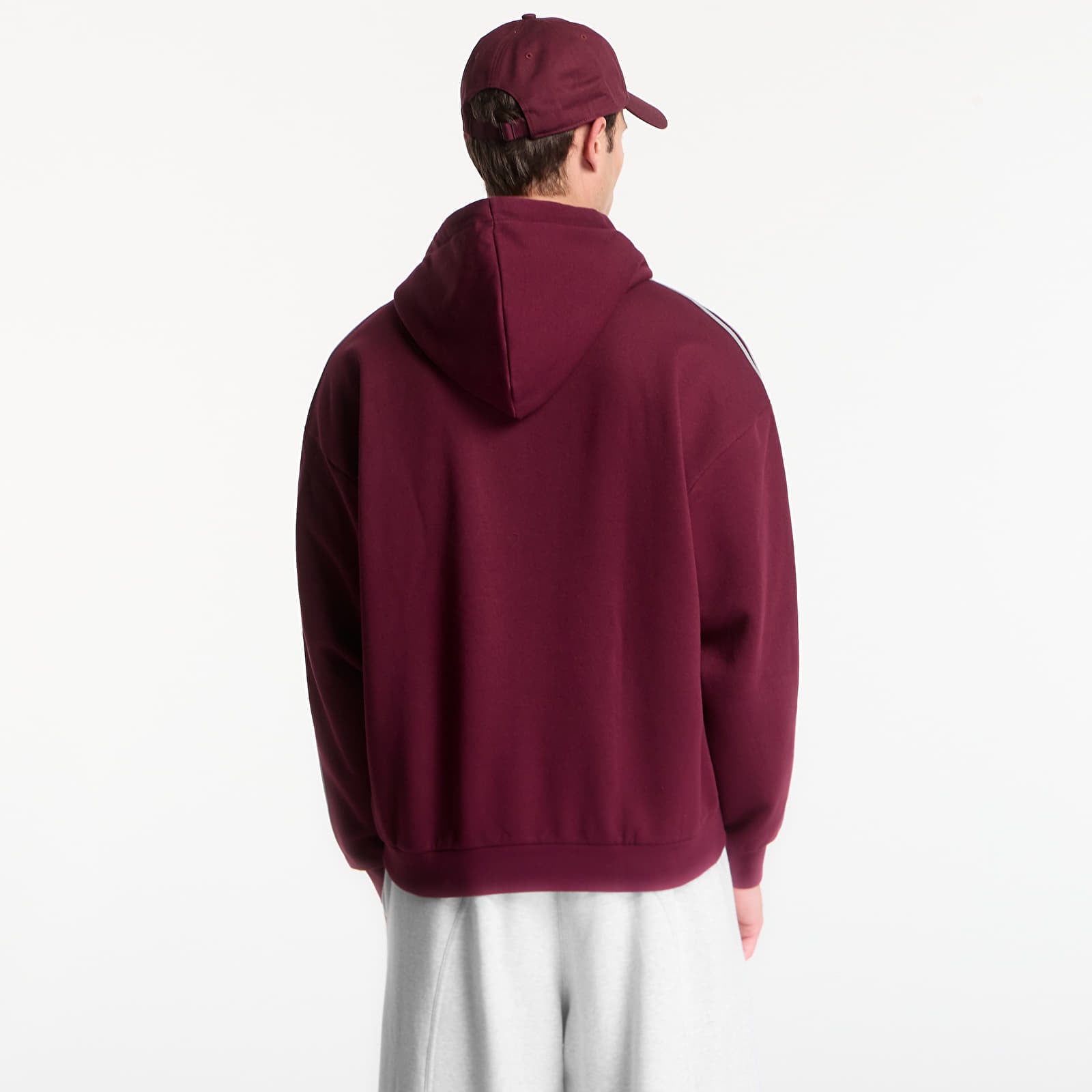 Φούτερ adidas Adicolor Classics 3-Stripes Hoody Maroon
