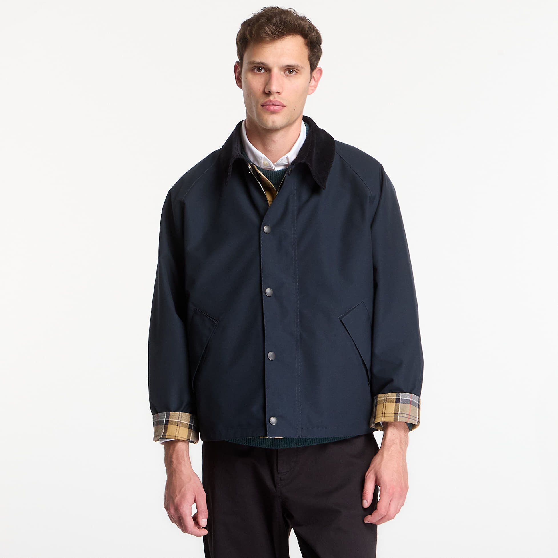 Jacket Barbour Oversized Reversible Transporter Jacket Navy M