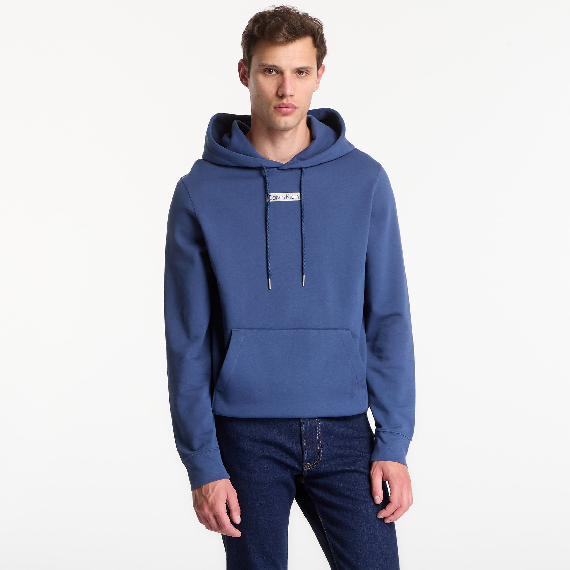 Sweatshirt Calvin Klein Ls 350terry Eu Sp Graphic Hoodie Dark Denim L