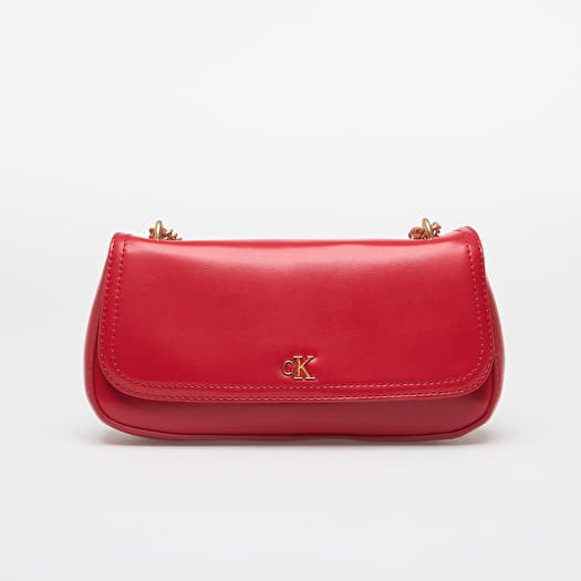 Calvin Klein Ck Convertible Chain Small Bag Bordeaux Wine