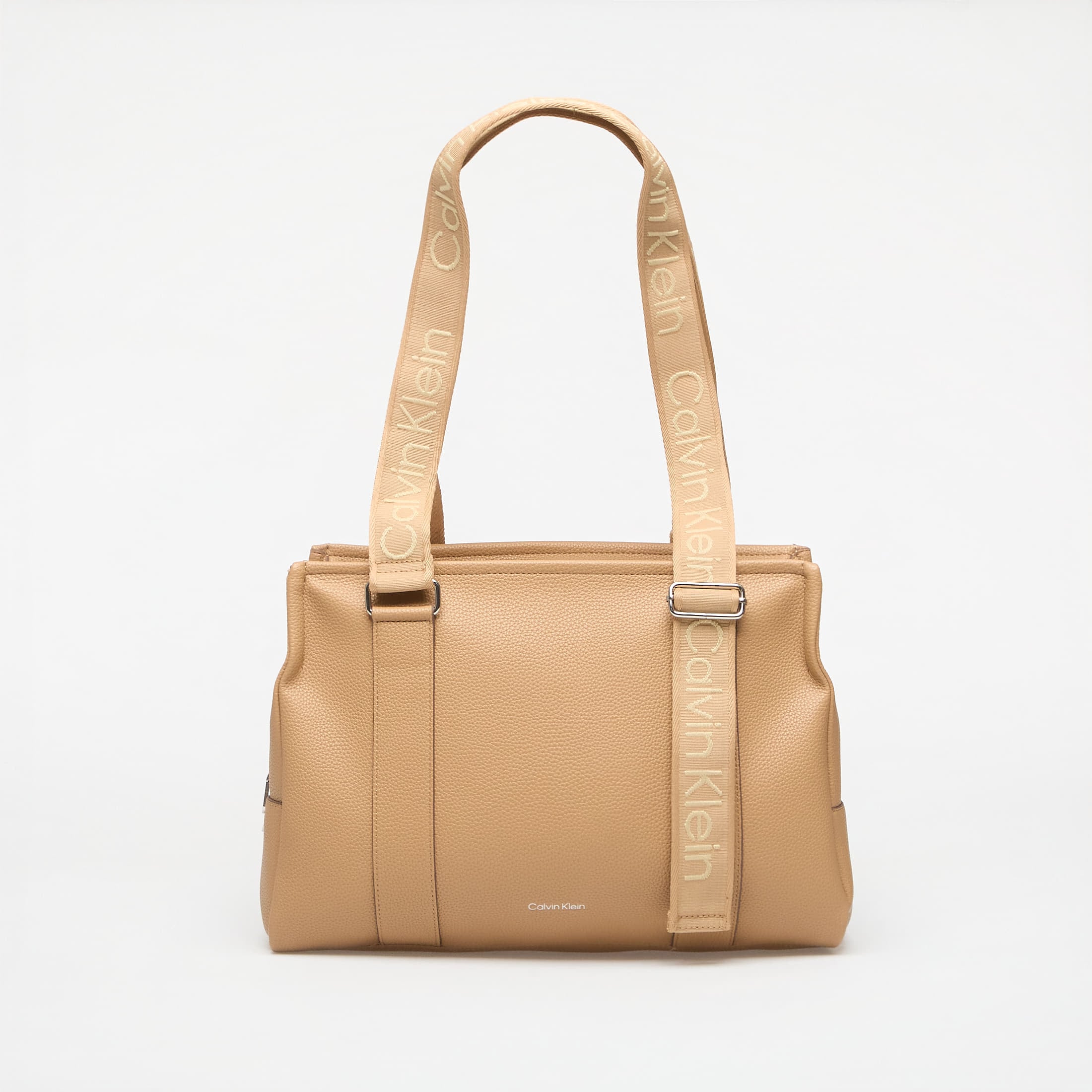 Calvin Klein Webbing Adj Strap Tote Tannin Universal
