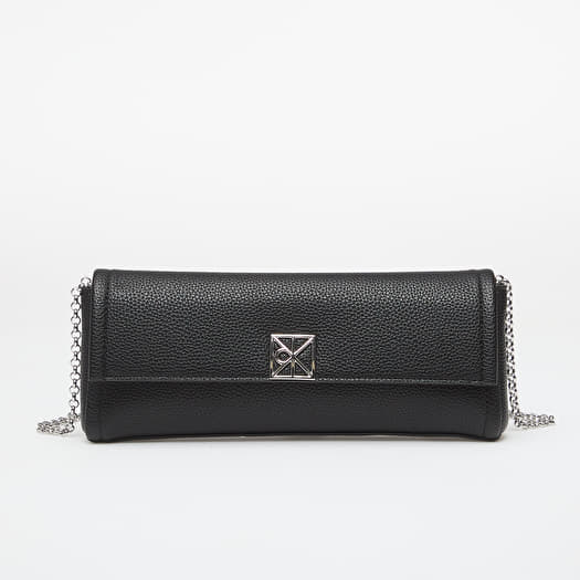 Calvin Klein Emblem Hw Pebble Clutch Black