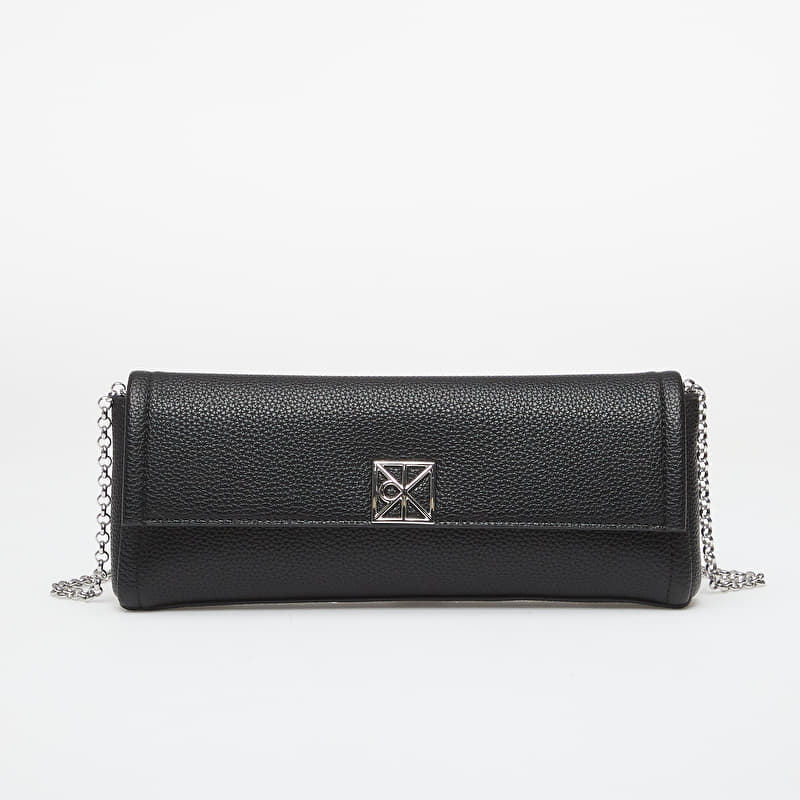 Calvin Klein Emblem Hw Pebble Clutch Black